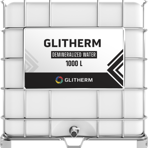 GLITHERM demineralisiertes Wasser im IBC, Fassungsvermögen 1000 l