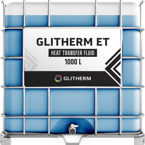 GLITHERM ET heat transfer fluid in IBC, capacity 1000L