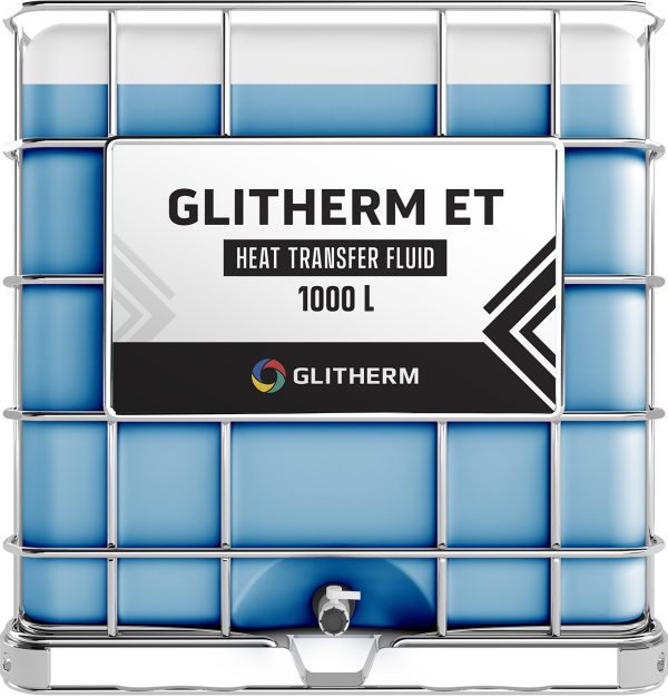 GLITHERM ET heat transfer fluid in IBC, capacity 1000L