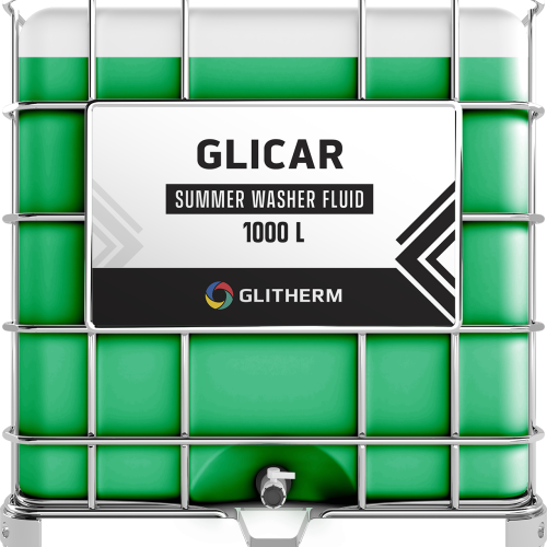 GLICAR summer windshield washer fluid in IBC, capacity 1000L