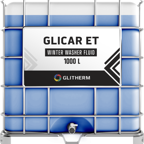 GLICAR ET winter windshield washer fluid in IBC, capacity 1000L