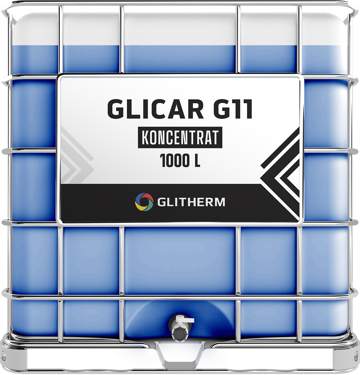Koncentrat płynu do chłodnic GLICAR G11 w IBC pojemność 1000L