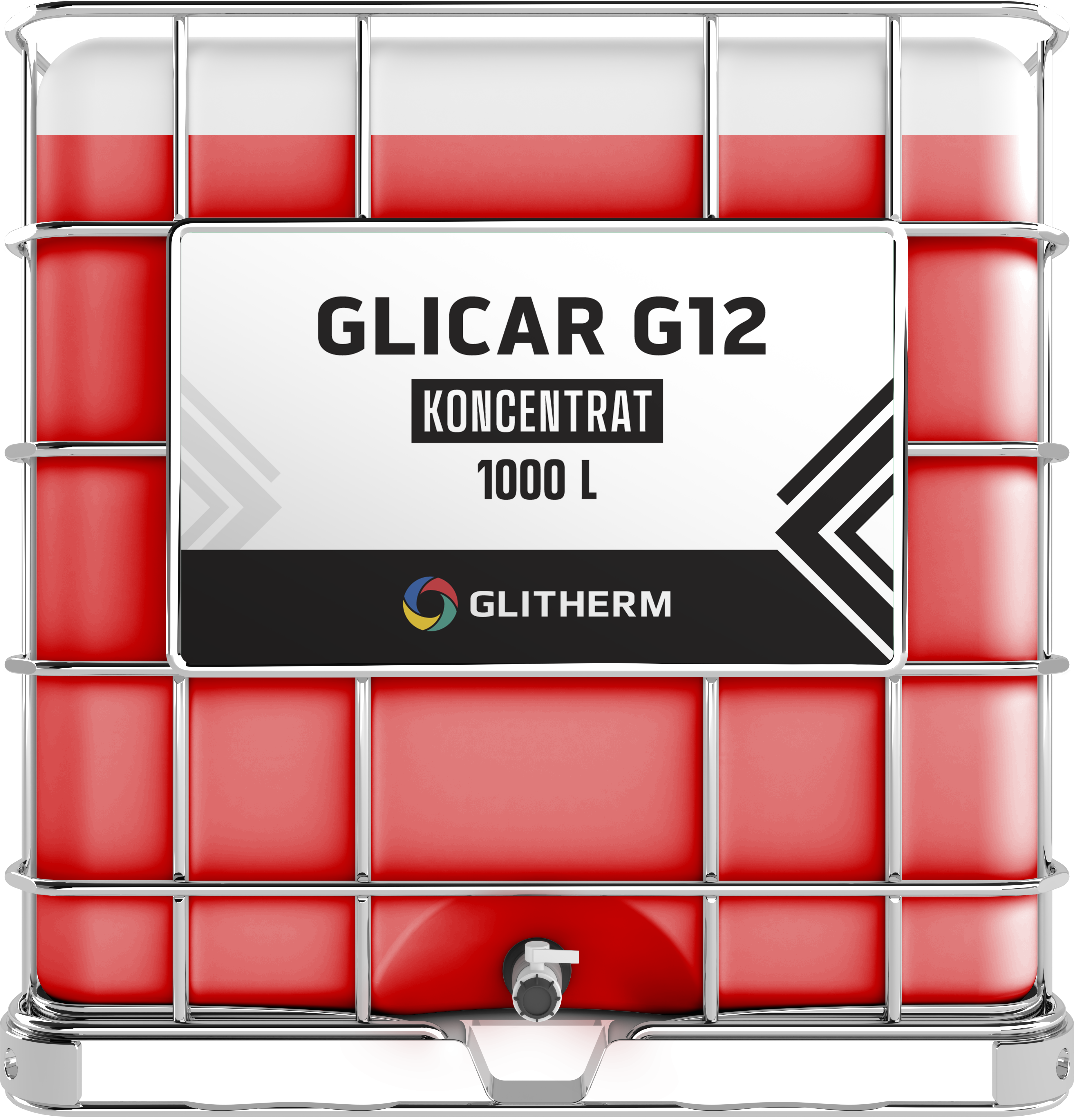 Koncentrat płynu do chłodnic GLICAR G12 w IBC pojemność 1000L