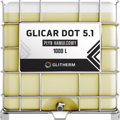 Płyn Hamulcowy GLICAR DOT 5.1 w IBC pojemność 1000L