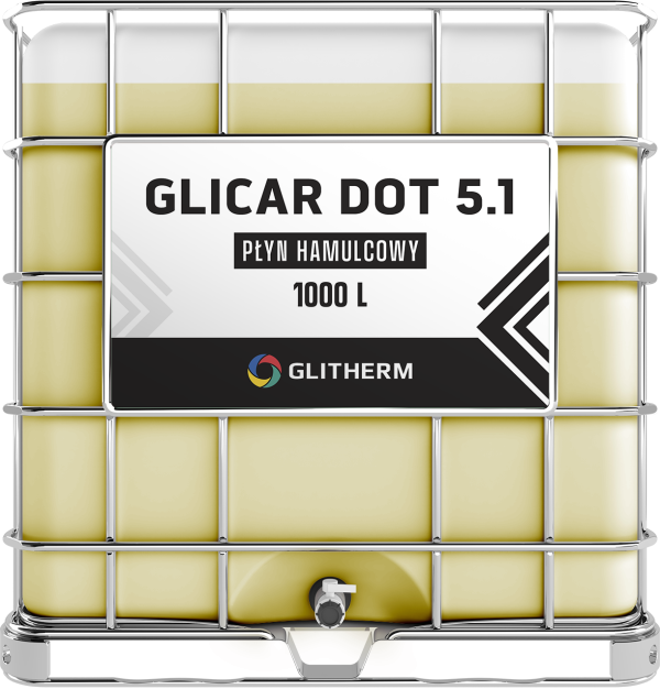 Płyn Hamulcowy GLICAR DOT 5.1 w IBC pojemność 1000L