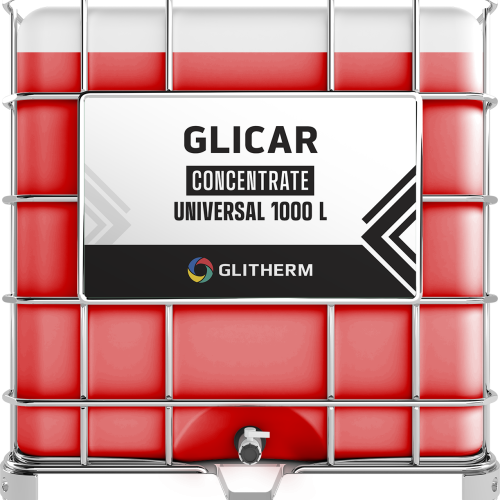 Concentrate of antifreeze universal GLICAR coolant in IBC, capacity 1000L