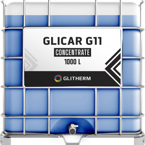 Concentré de liquide de radiateur GLICAR G11 en IBC, capacité 1000L