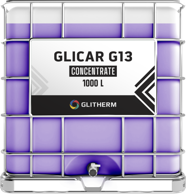 GLICAR G13 radiator fluid concentrate in IBC, capacity 1000L